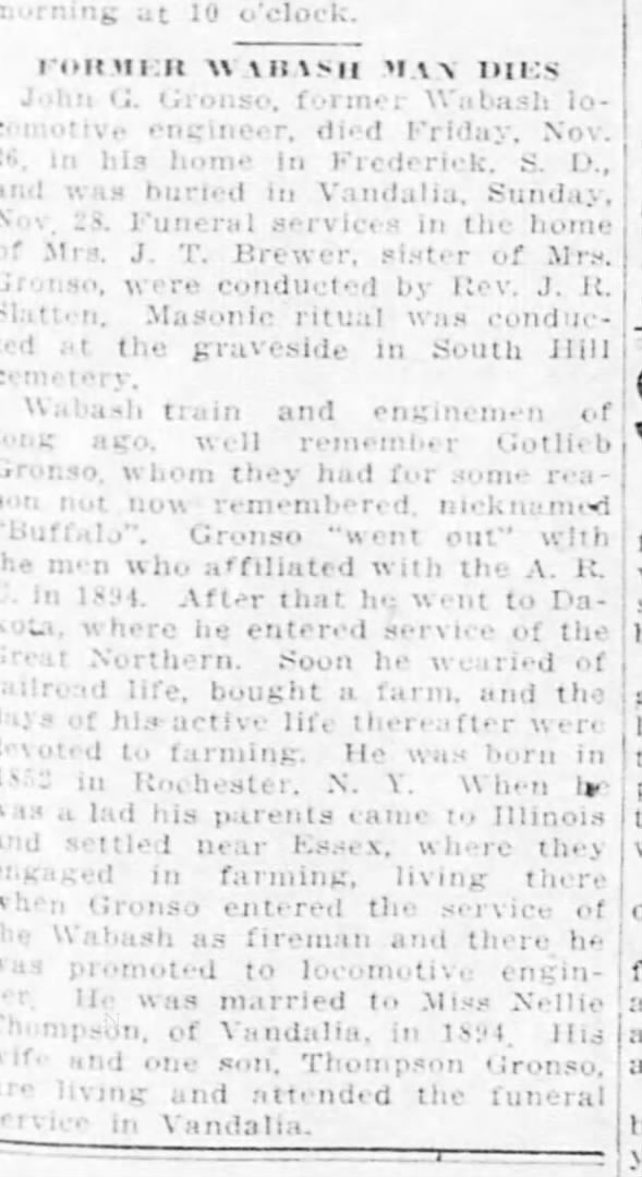 Clipping from The Decatur Herald